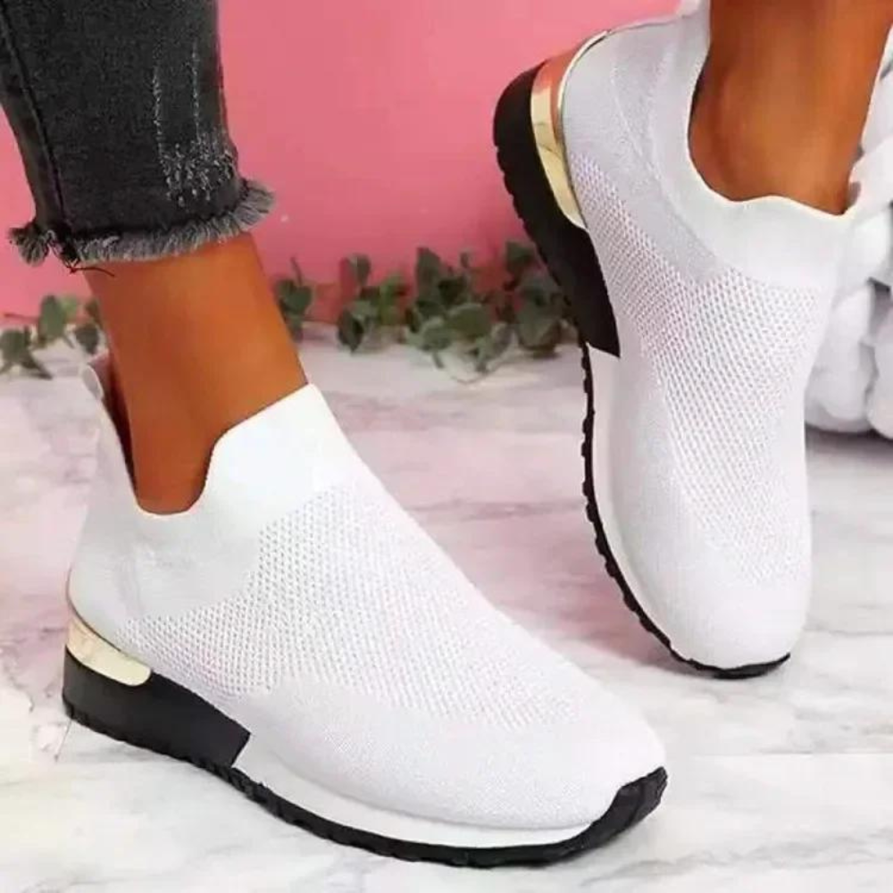 Dames Slip-On Sneakers Minimalistisch Design 6