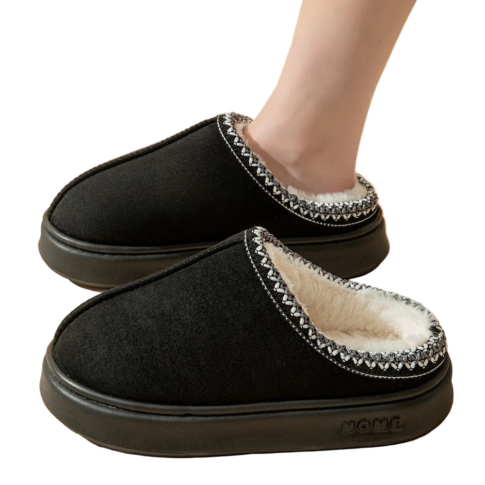 Dames Slippers Winter met Zachte Voering en Antislip Zool Casual 0
