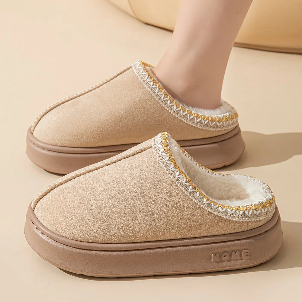 Dames Slippers Winter met Zachte Voering en Antislip Zool Casual 1