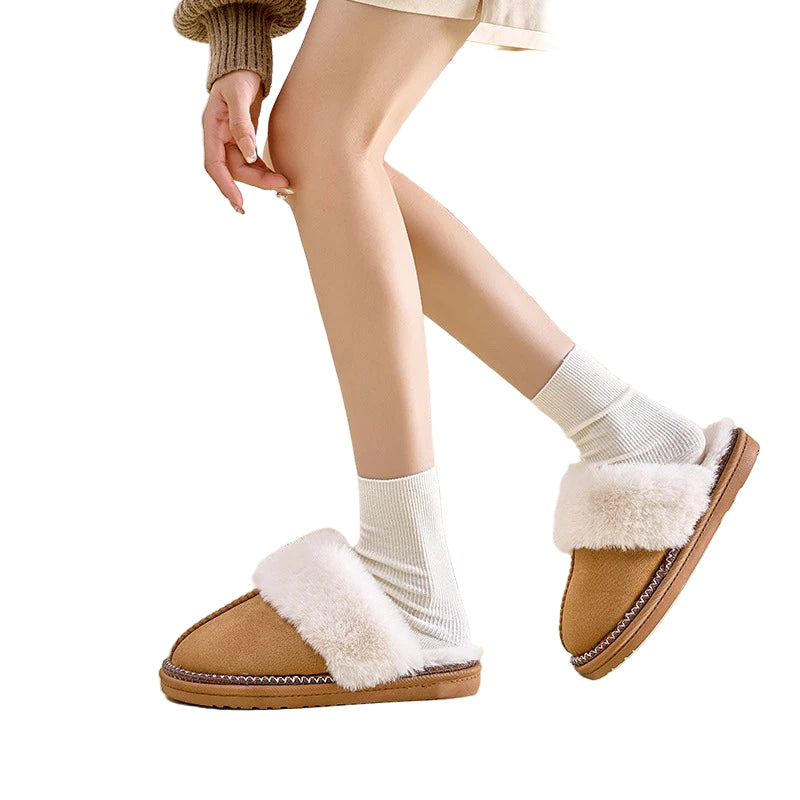 Dames Slippers met Zachte Bontvoering voor Winter Comfort 2