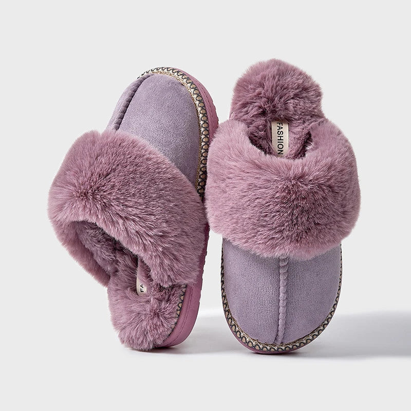 Dames Slippers met Zachte Bontvoering voor Winter Comfort 3