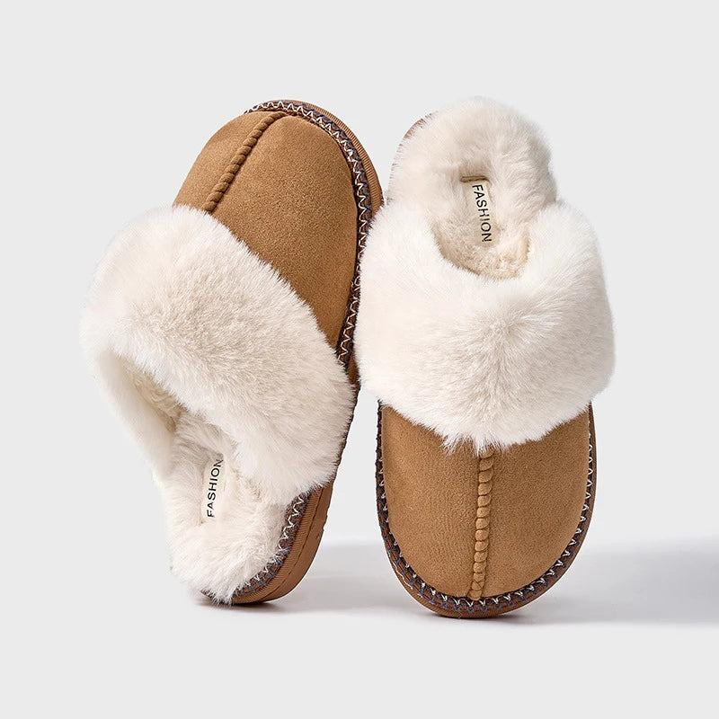 Dames Slippers met Zachte Bontvoering voor Winter Comfort 4