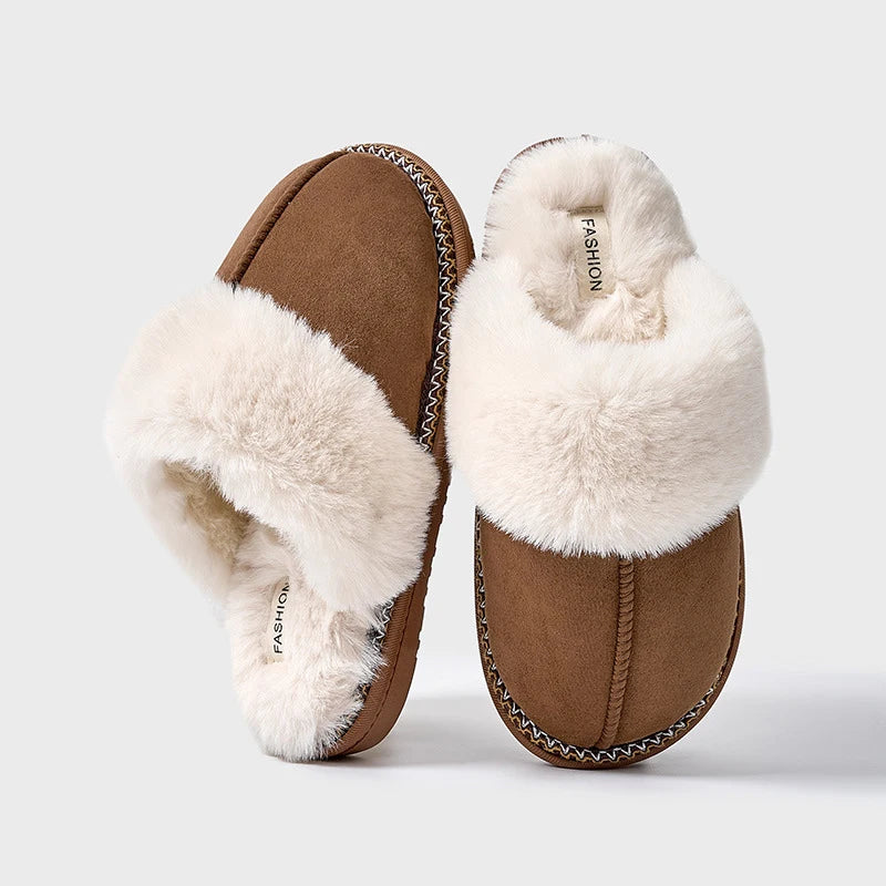 Dames Slippers met Zachte Bontvoering voor Winter Comfort 5