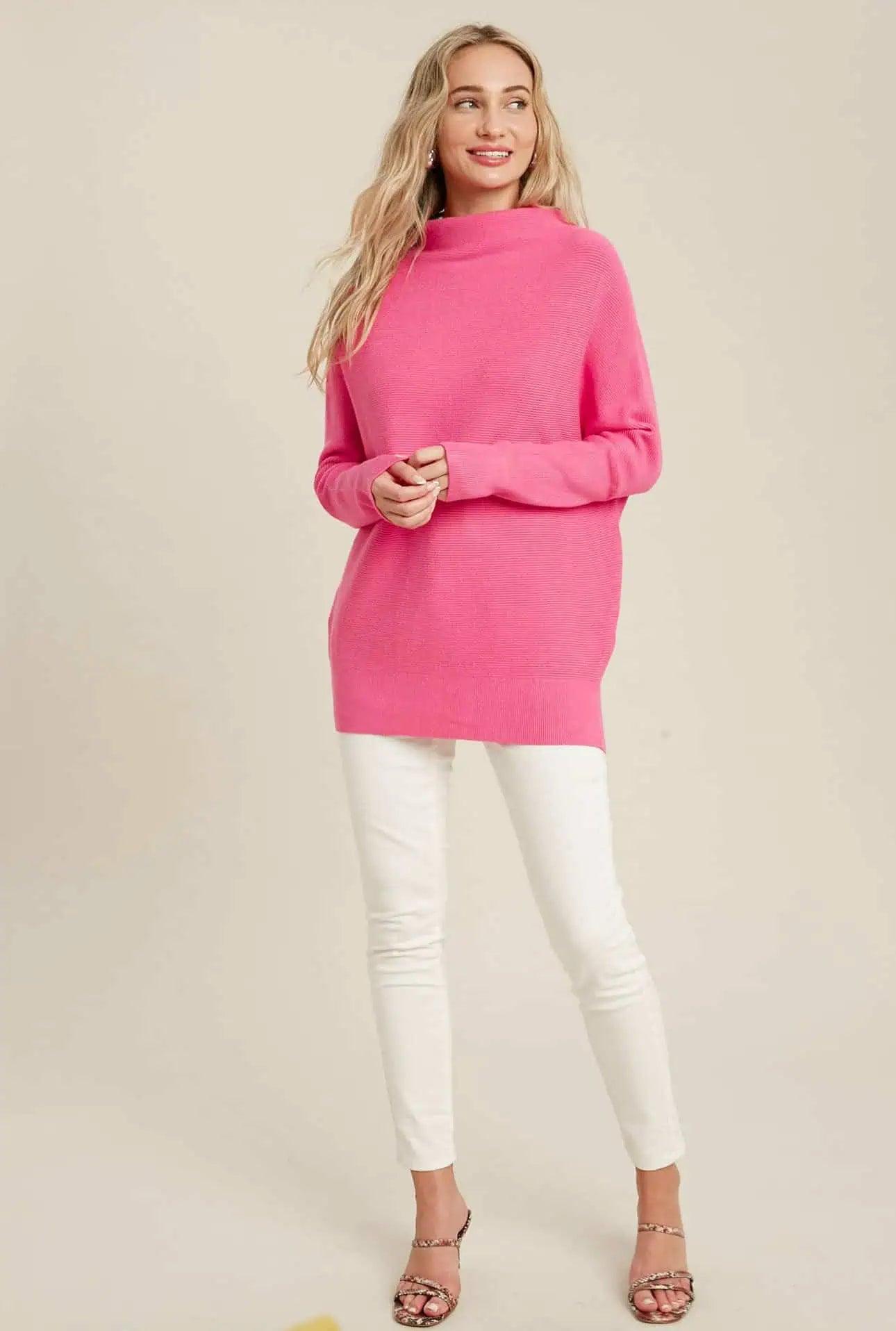 Dames Slouch Neck Dolman Trui Zacht Viscose Polyester Nylon 0