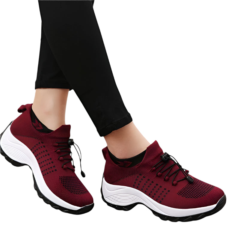 Dames Sneakers Ademend Mesh Comfort met Antislipzool en Gewatteerde Zool 0