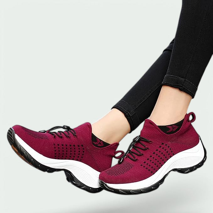 Dames Sneakers Ademend Mesh Comfort met Antislipzool en Gewatteerde Zool 7