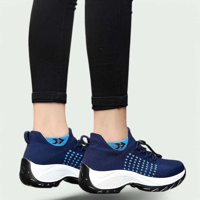 Dames Sneakers Ademend Mesh Comfort met Antislipzool en Gewatteerde Zool 9