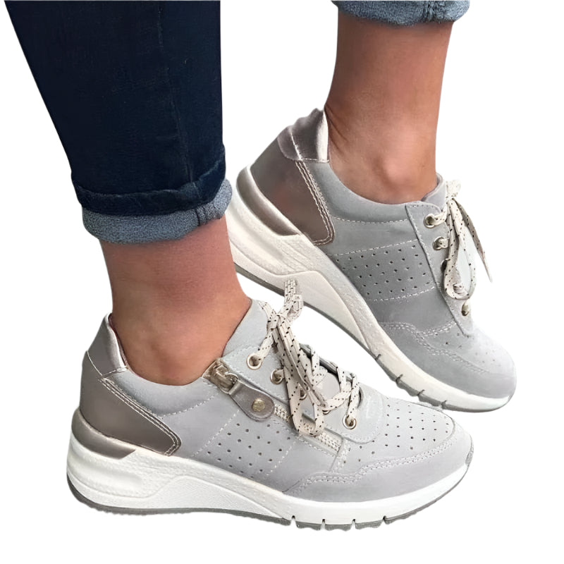 Dames Sneakers Ademend Suède Met Amortisatie 0