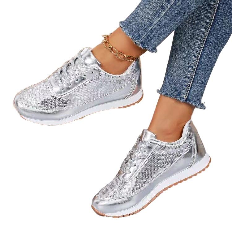 Dames Sneakers Glanzend Design 0