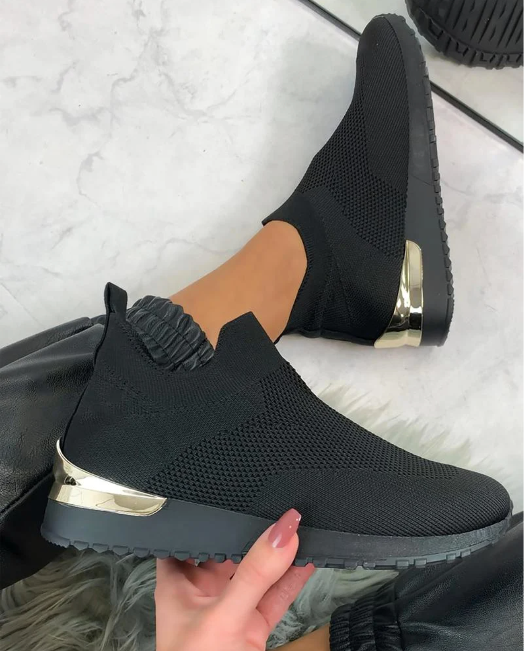 Dames Sneakers Slip-On Modern voor Casual en Avondlooks 0