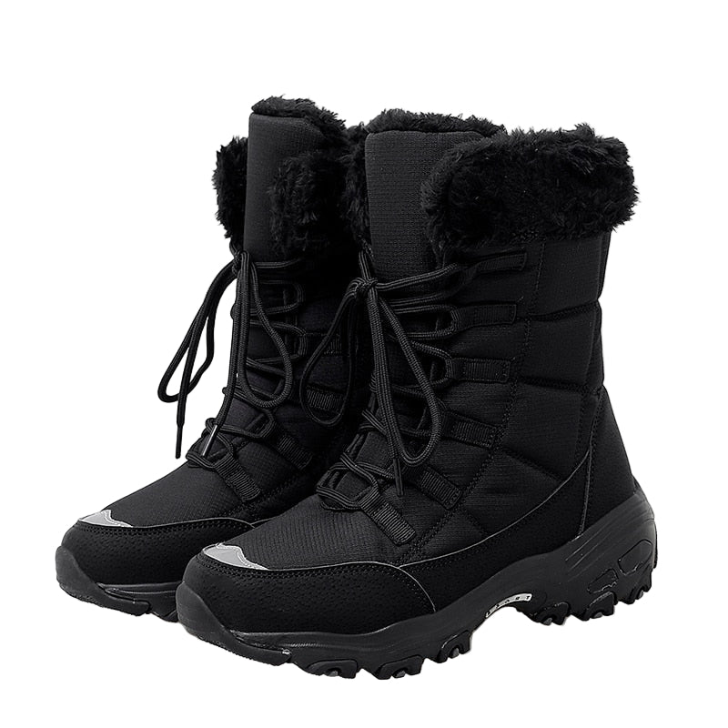 Dames Snowboots Warm Gevoerd 0