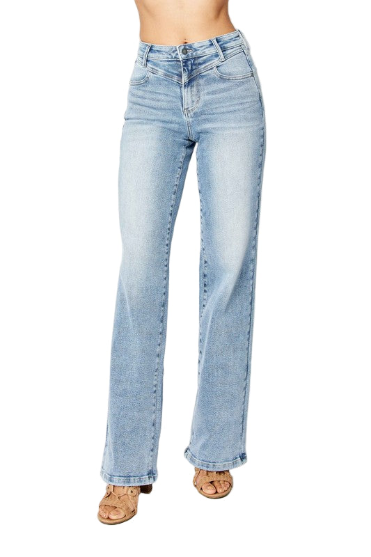 Dames Spijkerbroek Hoge Taille Retro Denim 0