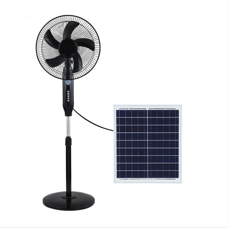 Dames Staande Ventilator Zonne-energie Met Afstandsbediening 8