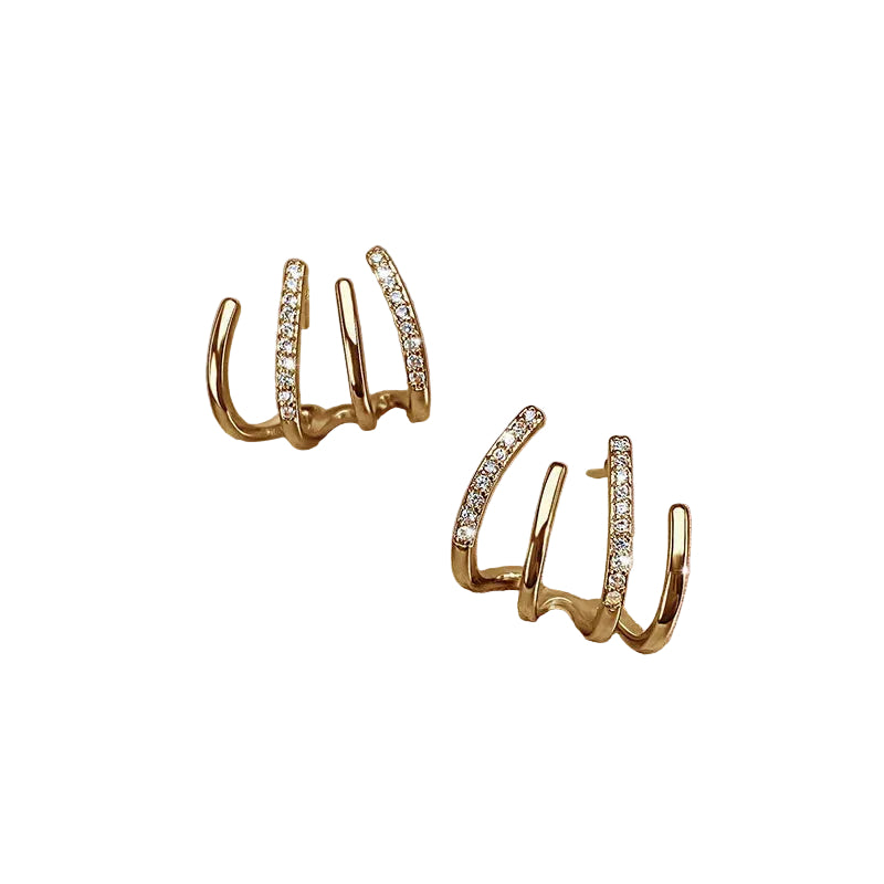 Dames Statement Oorbellen met Gedraaid Ontwerp 7