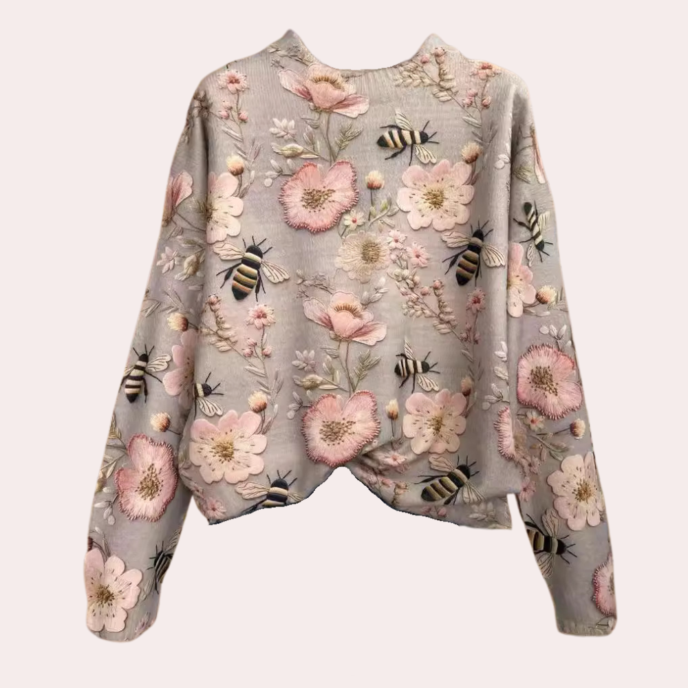 Dames Sweater Bloemdesign Casual en Chic 2