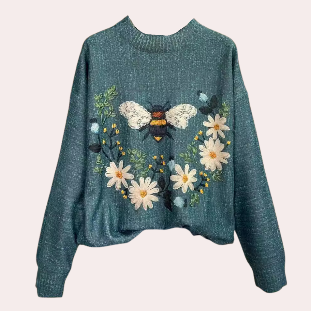 Dames Sweater Bloemdesign Casual en Chic 3