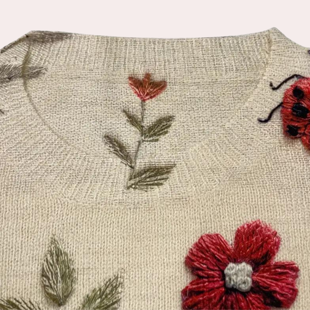 Dames Sweater Bloemdesign Casual en Chic 5
