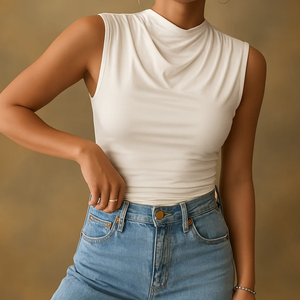 Dames Tanktop Klassiek Mouwloos 3