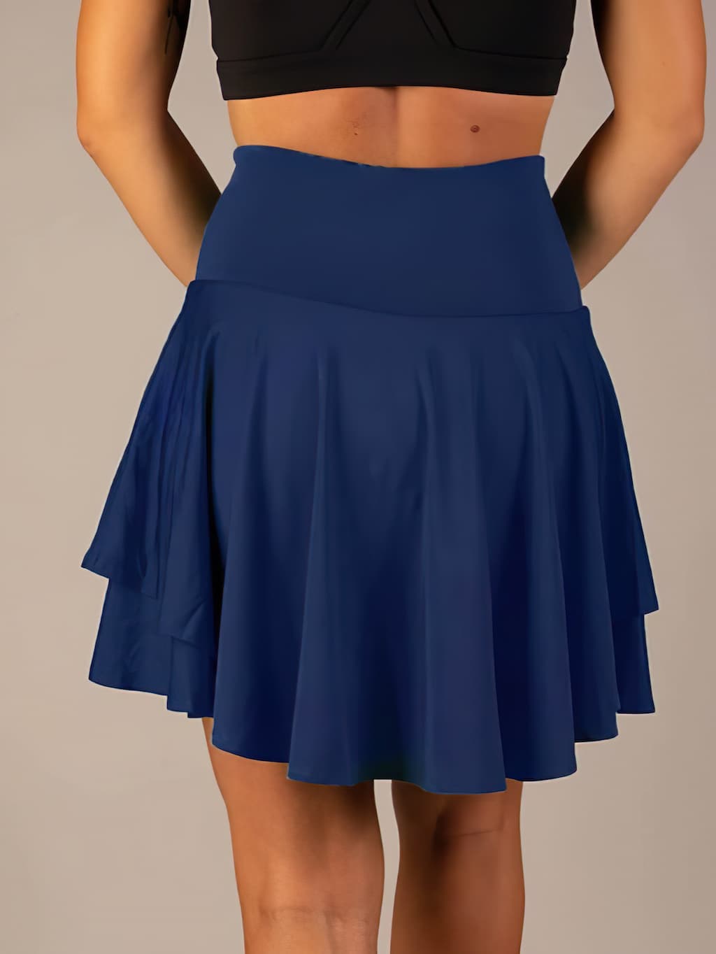 Dames Tennisrok Sportief met Geïntegreerde Shorts 1