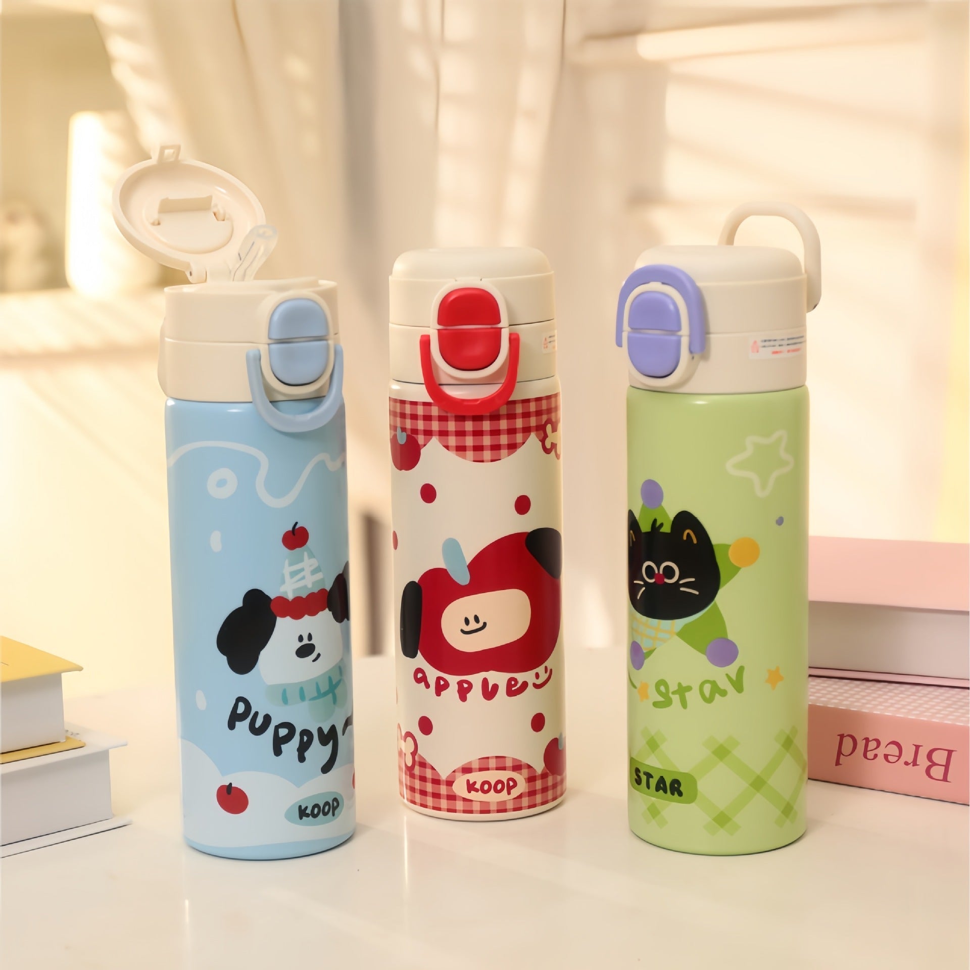 Dames Thermosfles Speels Ontwerp Voor Koffie En Thee 1