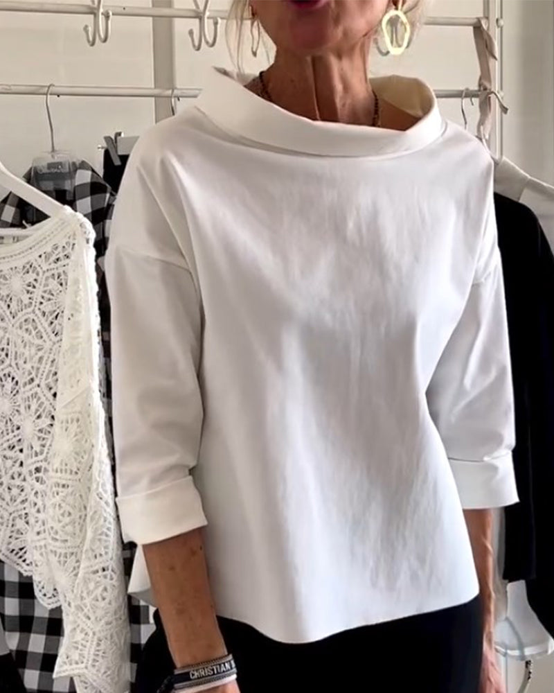 Dames Top Moderne Stijl Ademend Materiaal 0