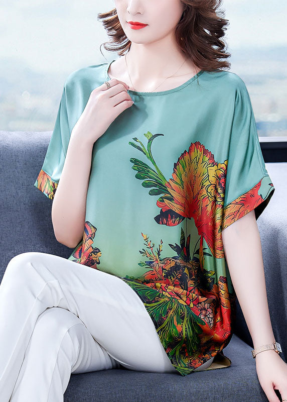 Dames Top met O-hals en Print 2