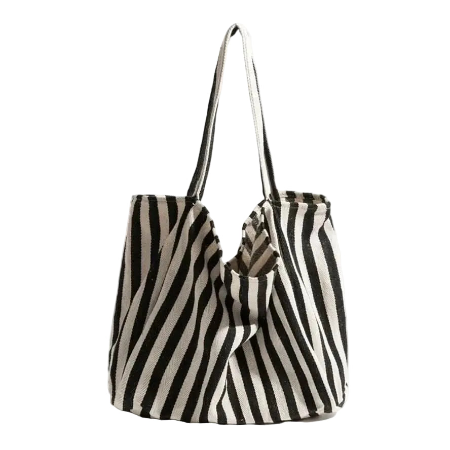 Dames Tote Bag Gestreept Modern Ontwerp 0