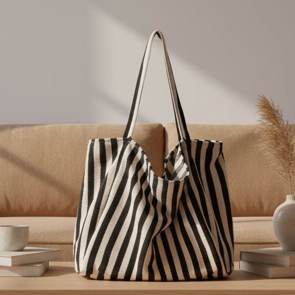 Dames Tote Bag Gestreept Modern Ontwerp 1