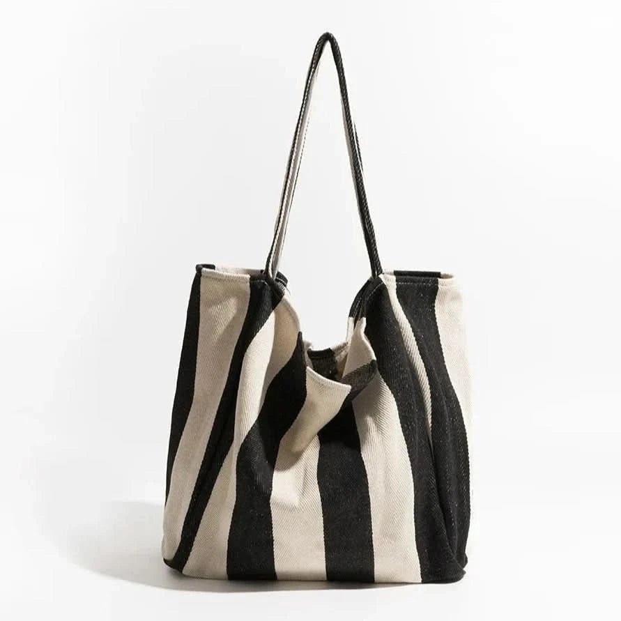 Dames Tote Bag Gestreept Modern Ontwerp 11