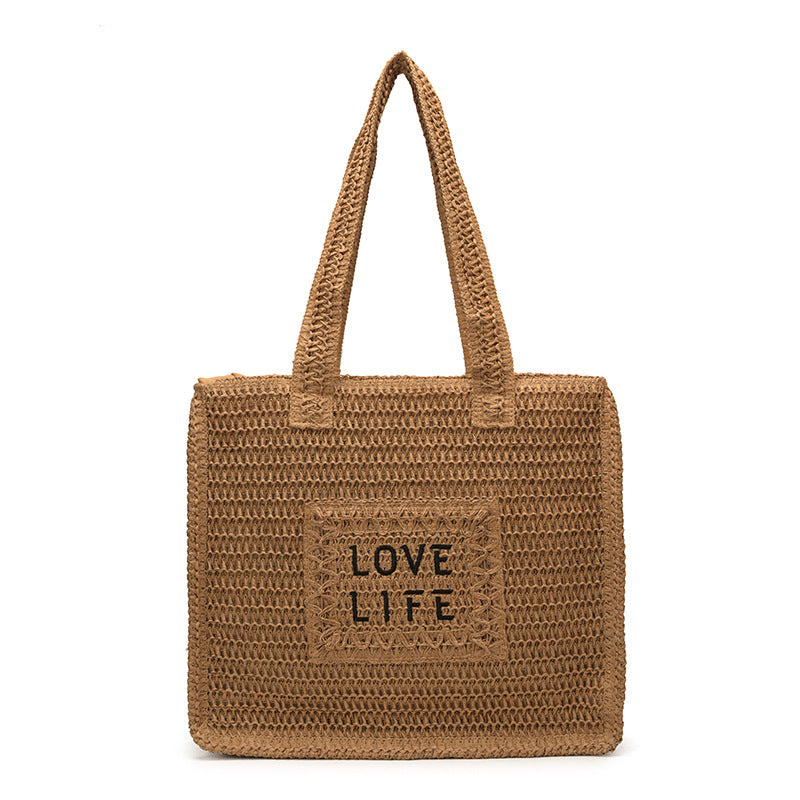 Dames Tote Tas Geweven Milieuvriendelijk Design 5