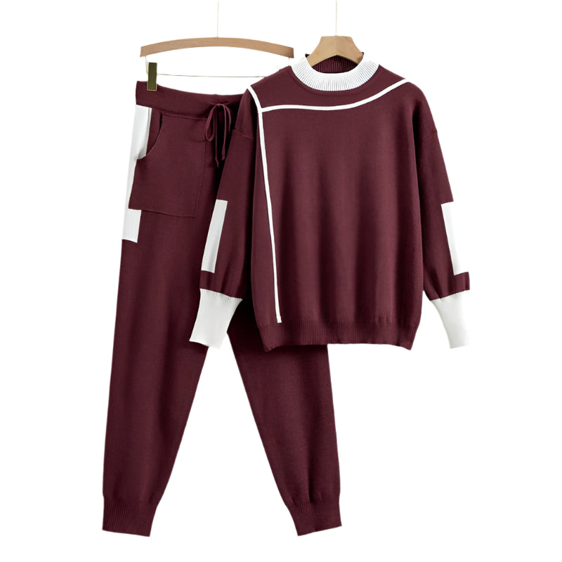 Dames Tracksuit Gebreid Casual Comfortabel 0
