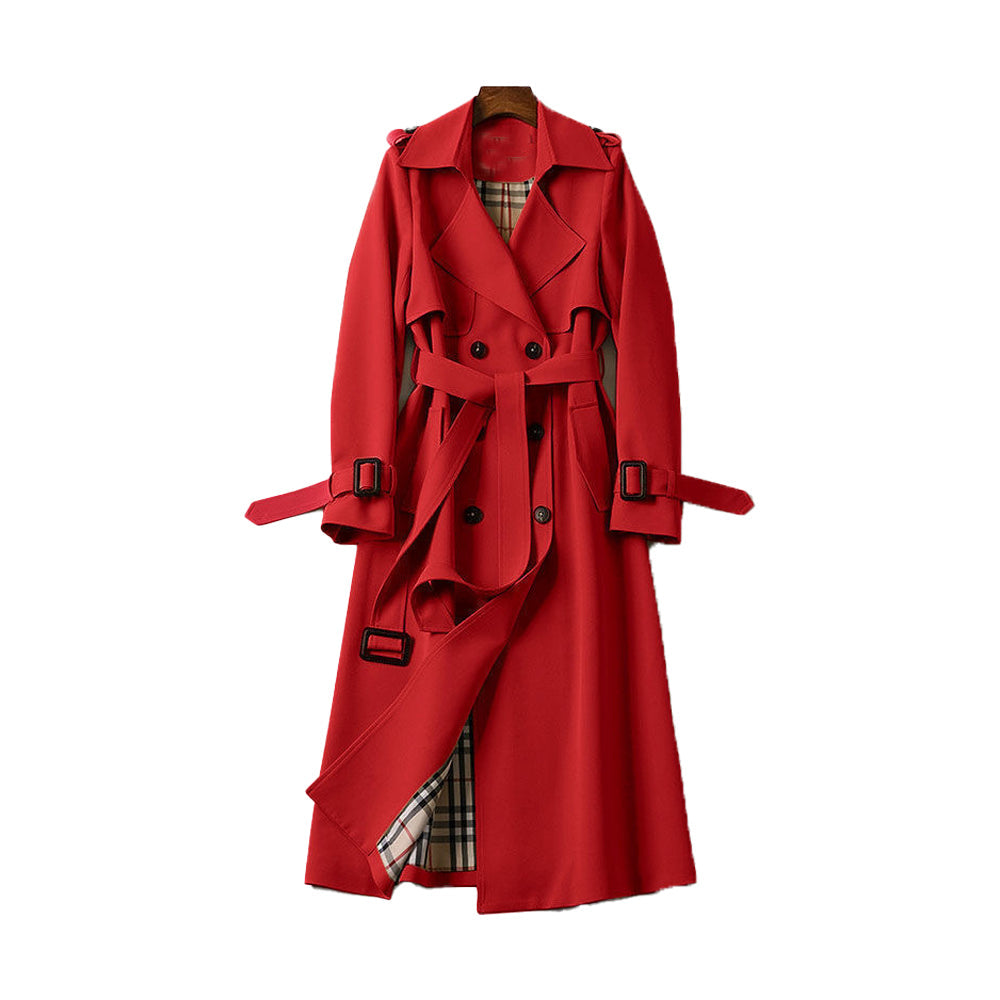 Dames Trenchcoat met Dubbelknopen 10