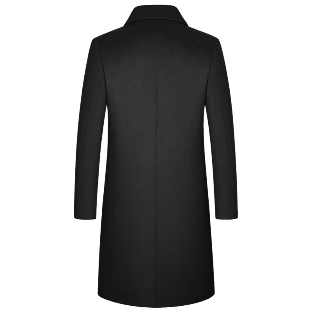 Dames Trenchcoat van Wol met Zijden Katoenen Voering 1