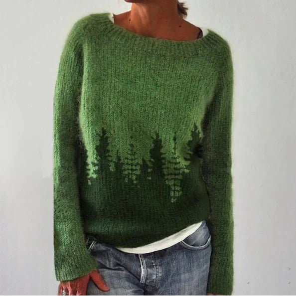 Dames Trui met Stijlvolle Herfstdetails voor Casual en Chique Looks 3