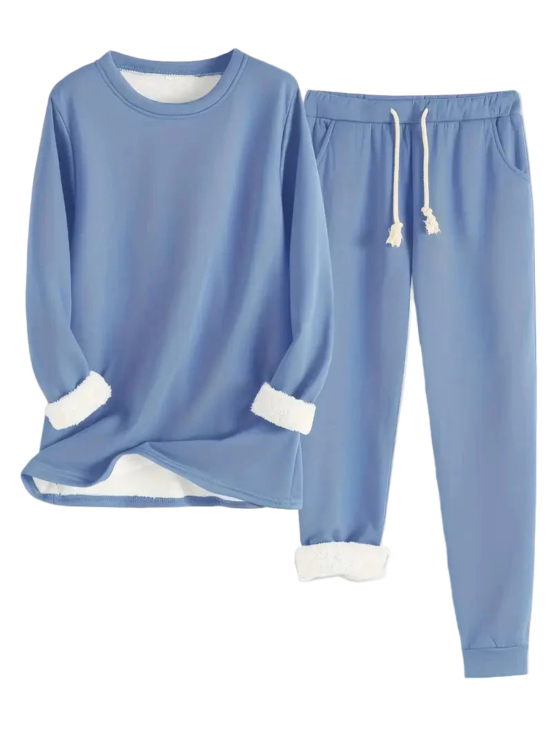 Dames Tweedelige Loungeset Casual Stijl 0