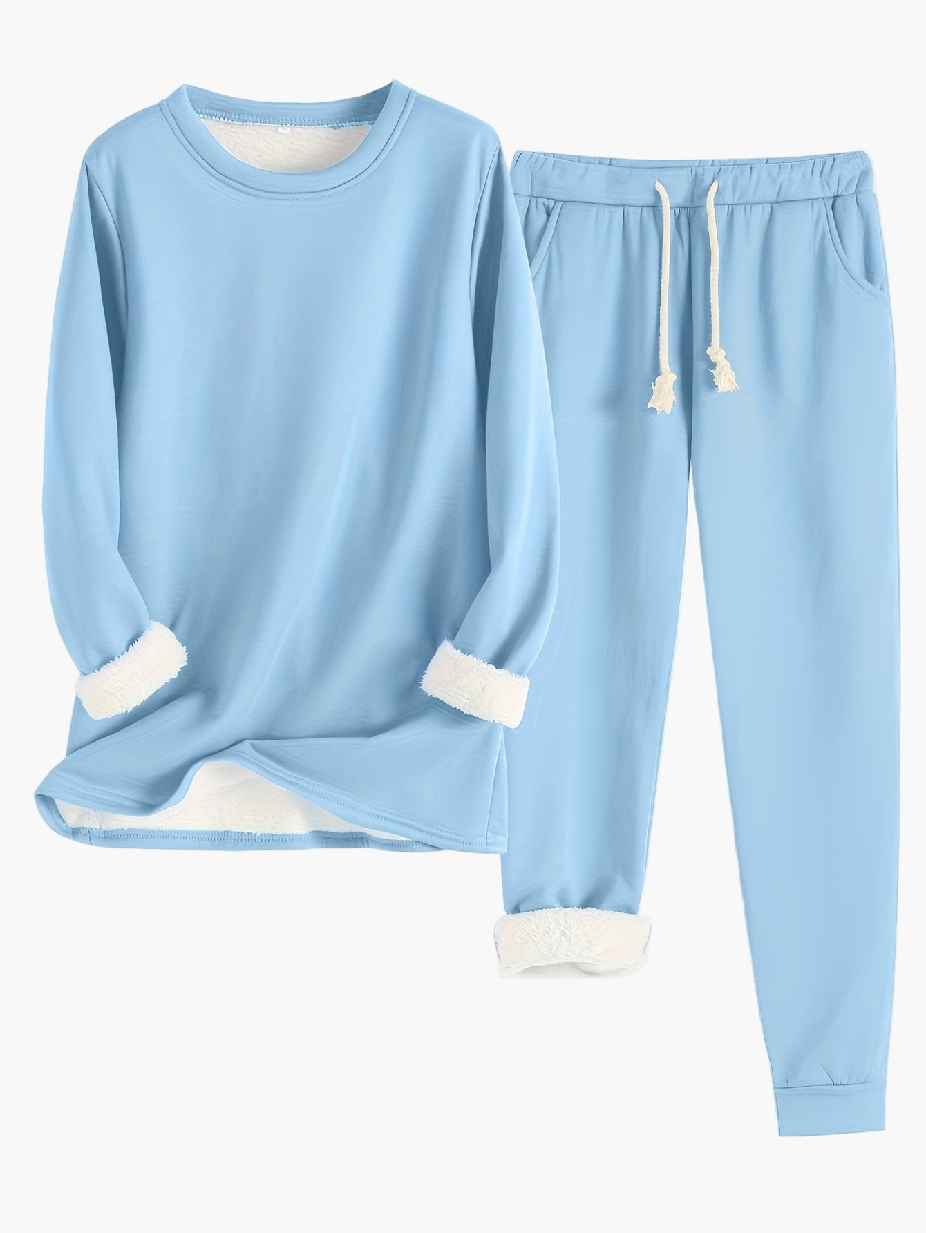 Dames Tweedelige Loungeset Casual Stijl 11