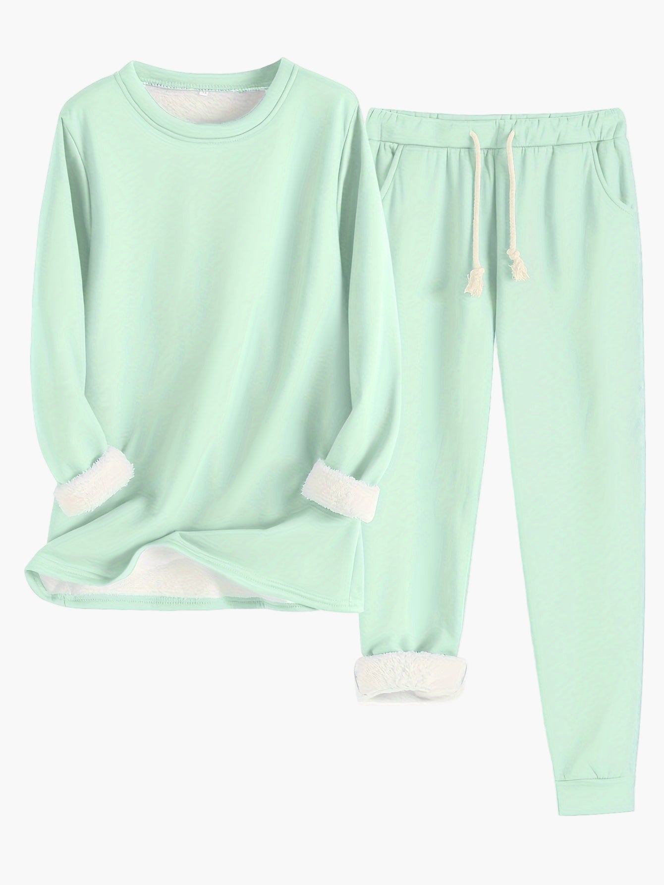 Dames Tweedelige Loungeset Casual Stijl 12