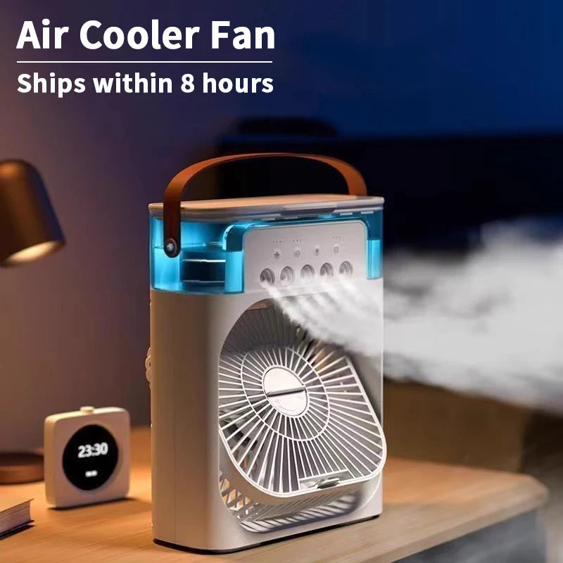 Dames Ventilator Luchtkoeler Draagbaar 3-in-1 Multifunctioneel 0