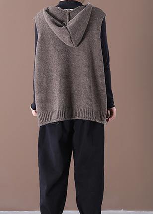 Dames Vest met Capuchon Casual Losse Pasvorm 3