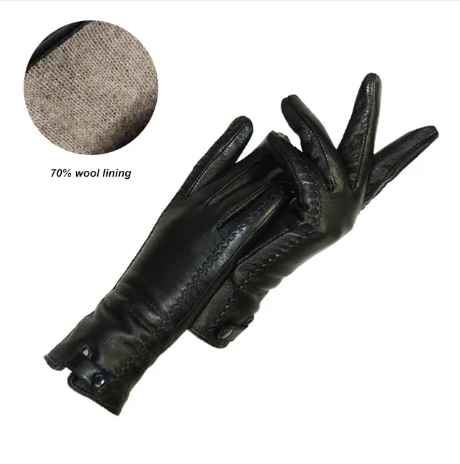 Dames Vintage Handschoenen Warm met Voering 2