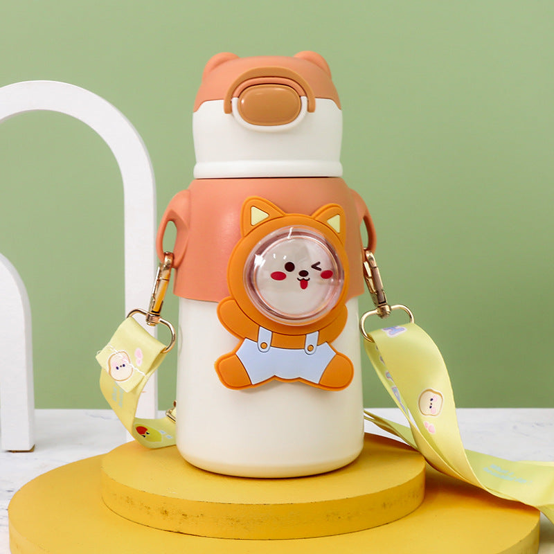 Dames Waterfles Geïsoleerd met Dierendesign 0
