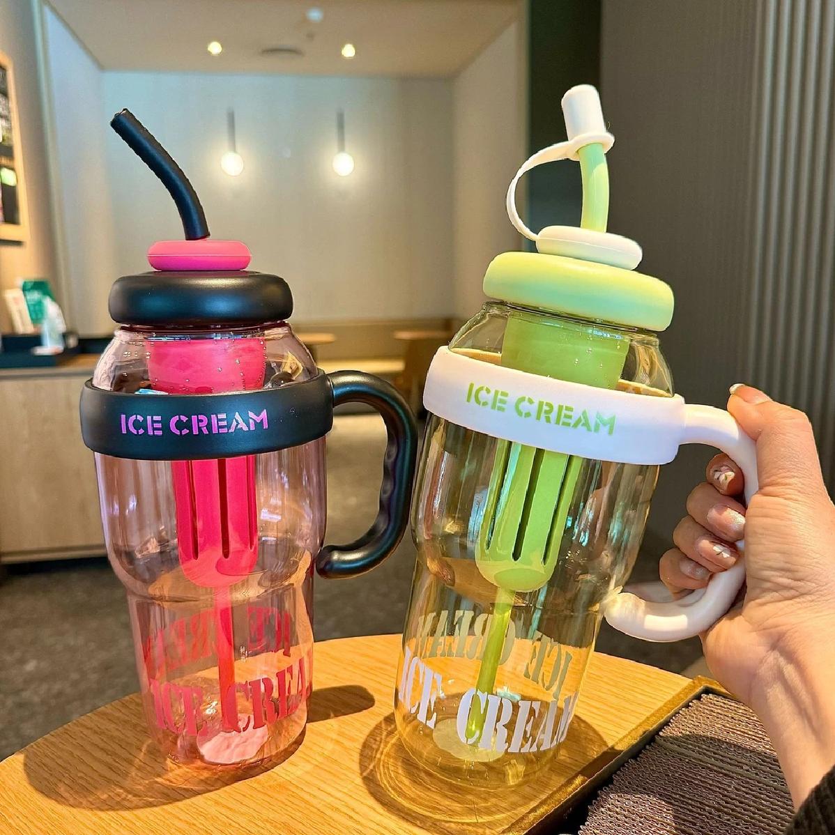 Dames Waterfles met Rietje en Stijlvol Ontwerp 2