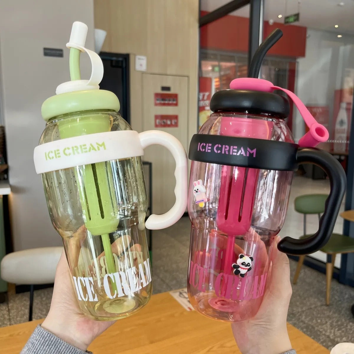 Dames Waterfles met Rietje en Stijlvol Ontwerp 3
