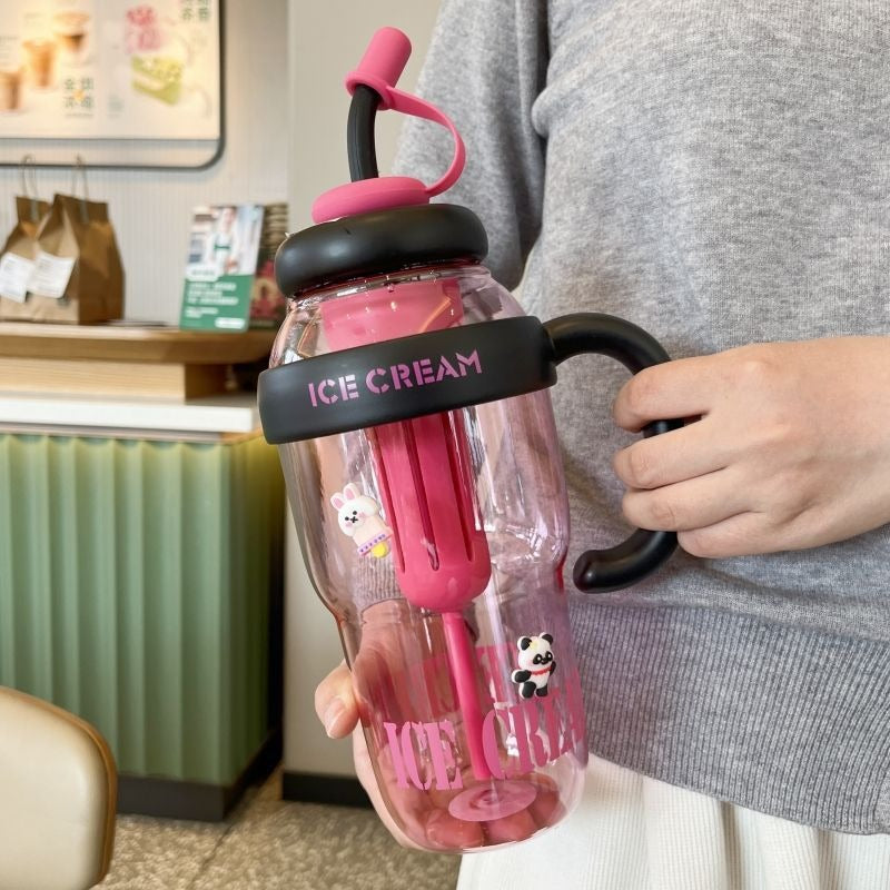 Dames Waterfles met Rietje en Stijlvol Ontwerp 9
