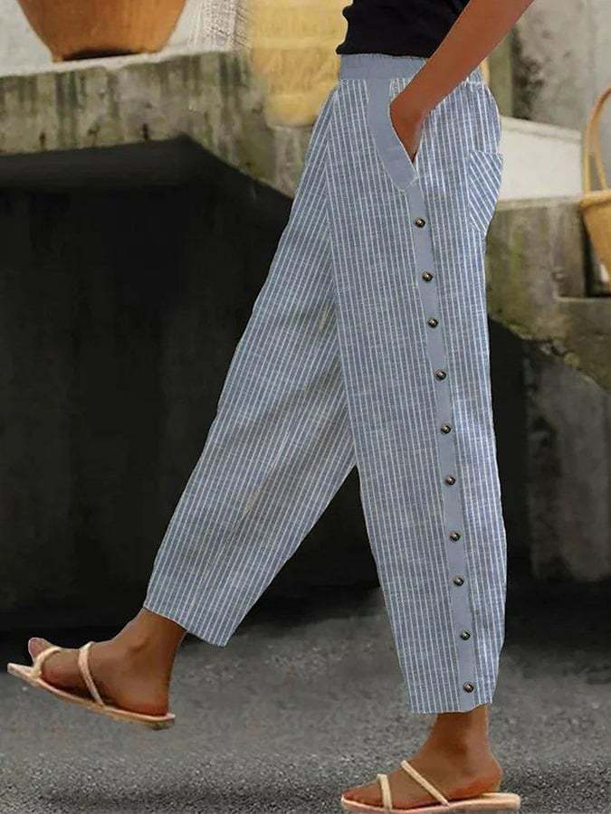 Dames Wijde Broek Casual Comfort 1