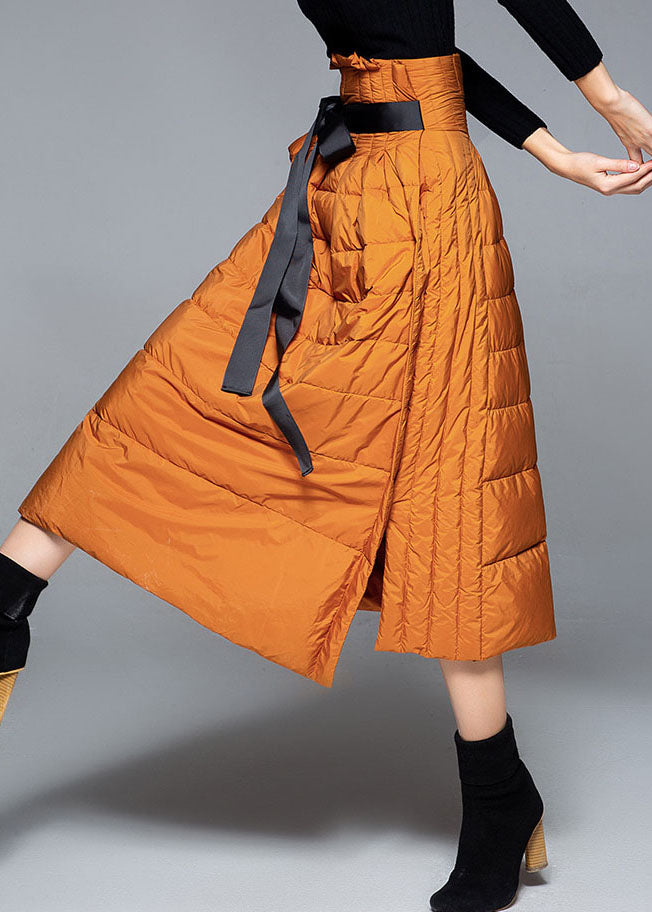 Dames Winter Eendendonsrok Met Hoog Laag Ontwerp 1