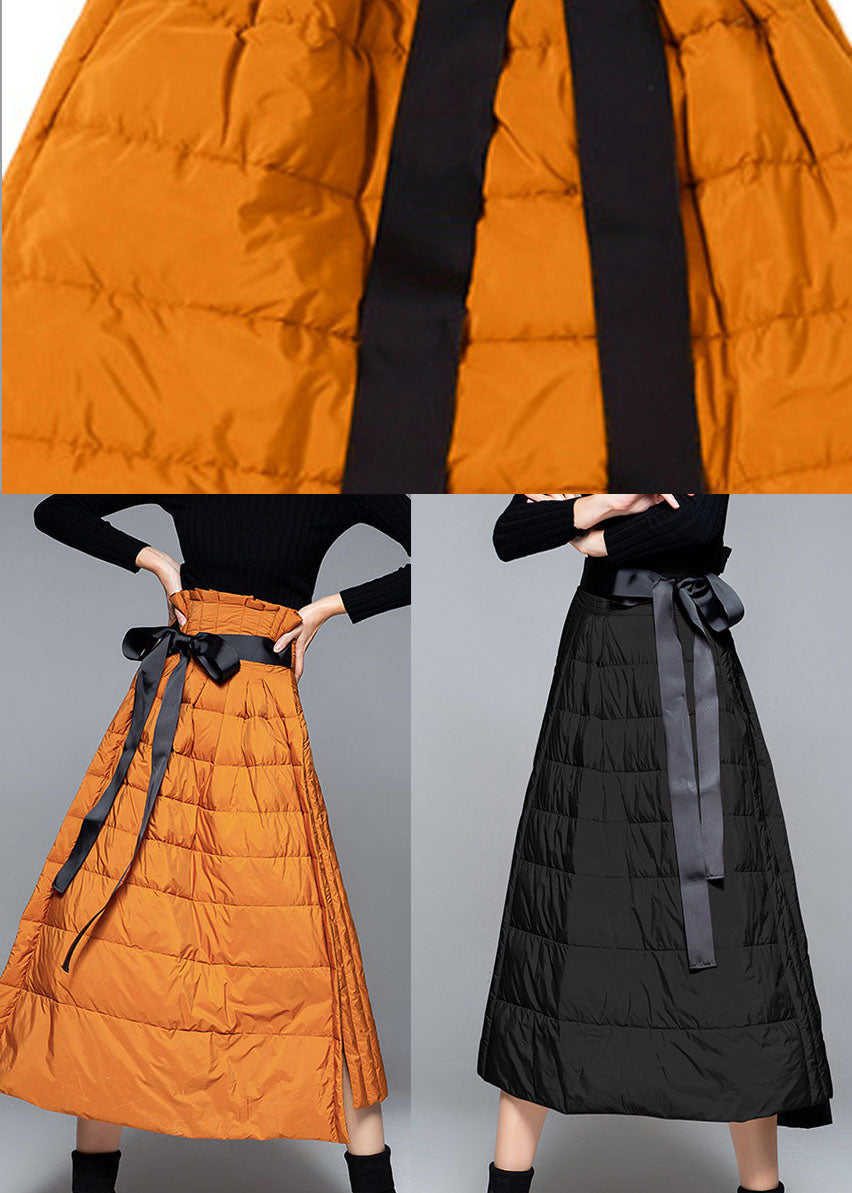 Dames Winter Eendendonsrok Met Hoog Laag Ontwerp 4