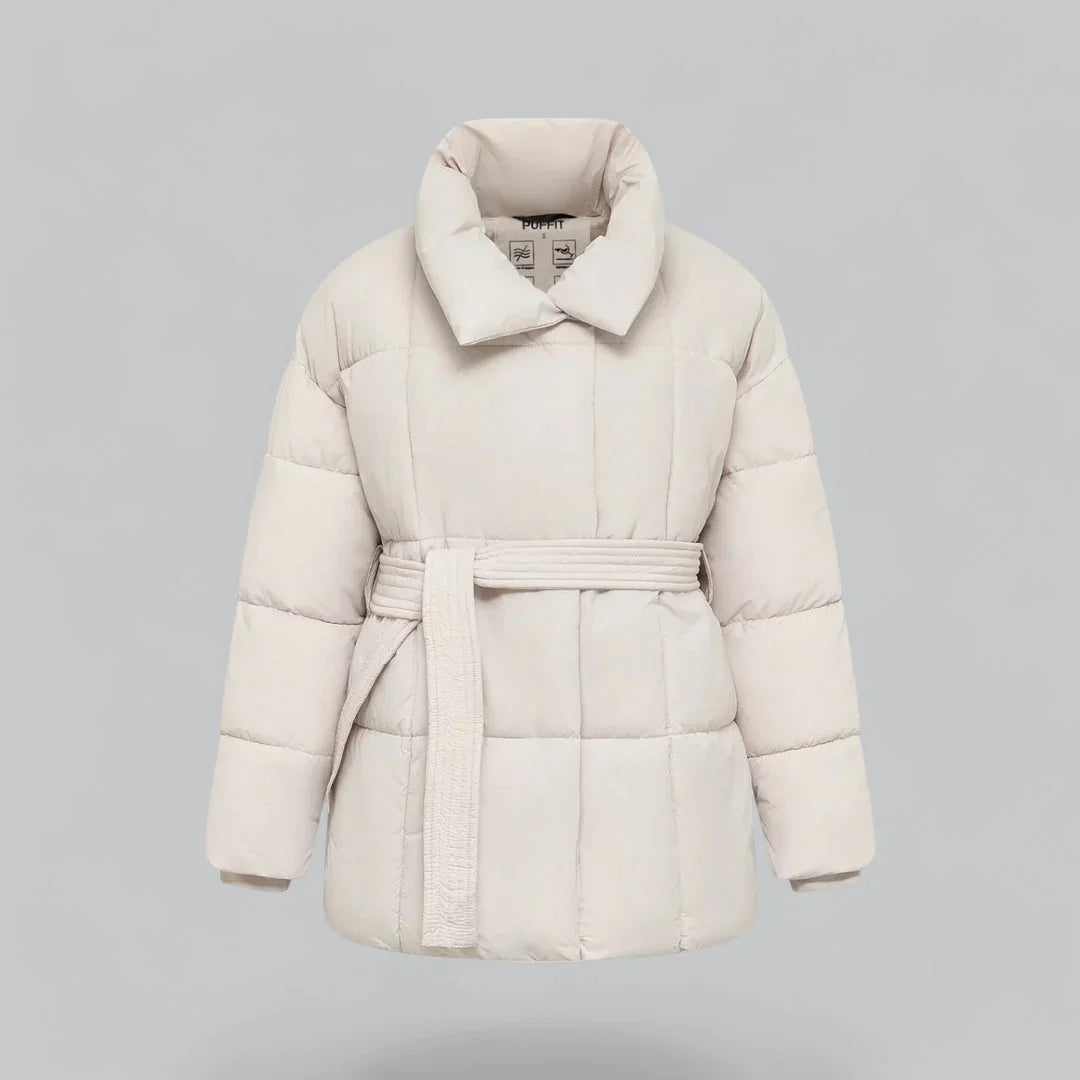 Dames Winterjack Met Riemstijl 7