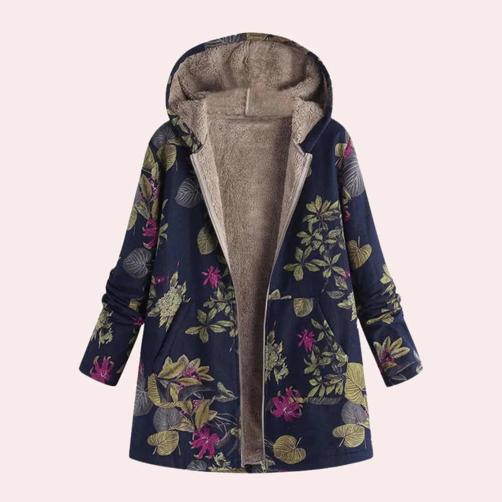 Dames Winterjacke Met Moderne Ontwerp 4