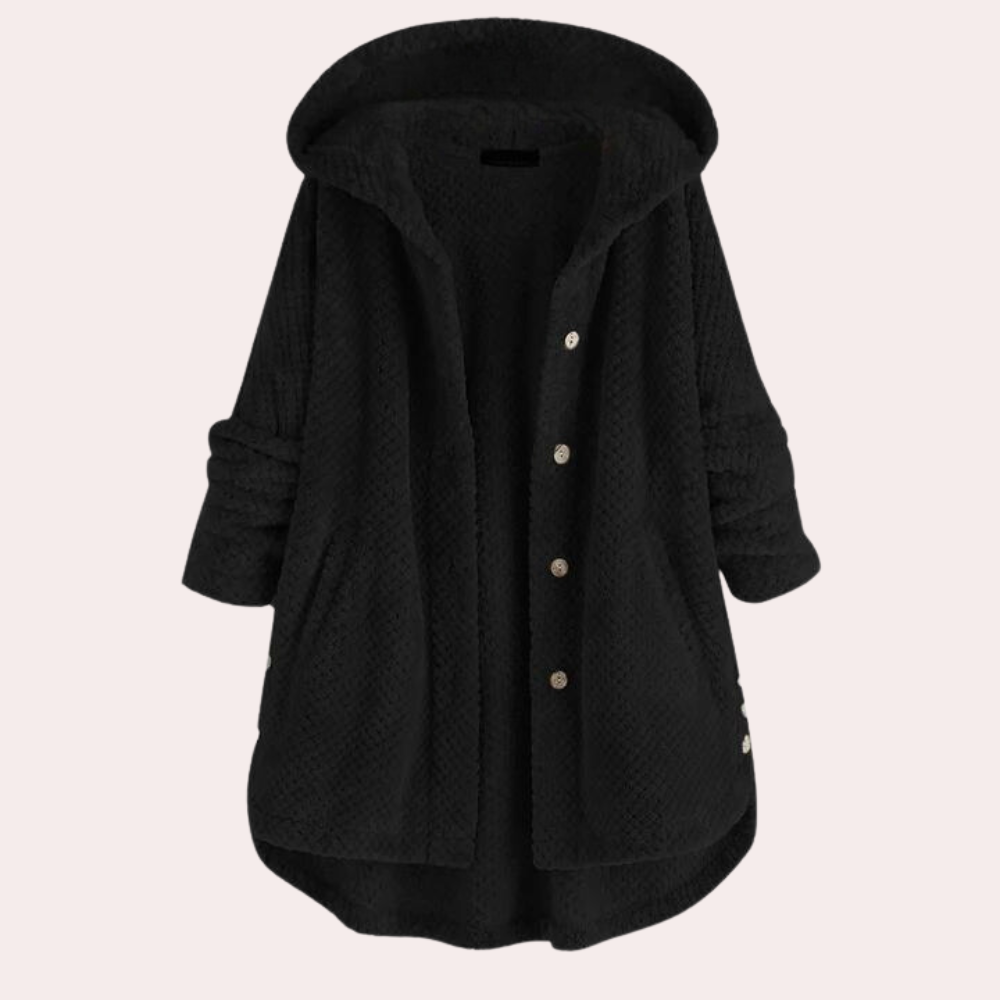 Dames Winterjas met Capuchon en Stijlvol Design 1